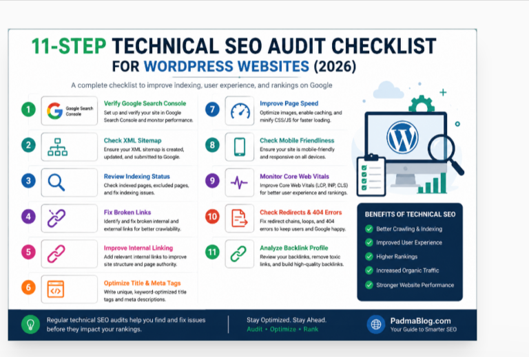 11-Step Technical SEO Audit Checklist (2026)